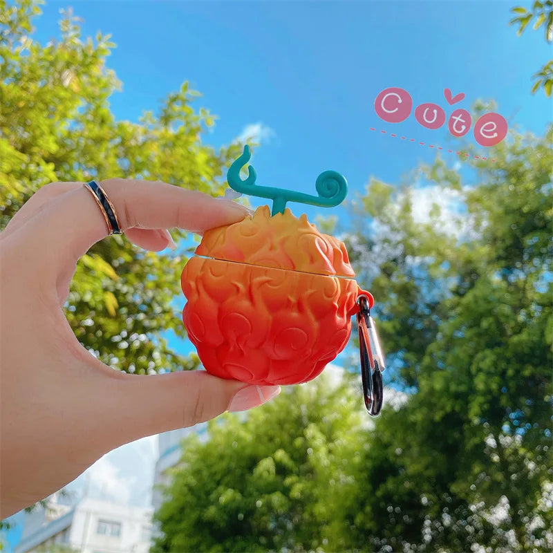 Coque AirPods “Pyro Fruit” – One Piece Edition