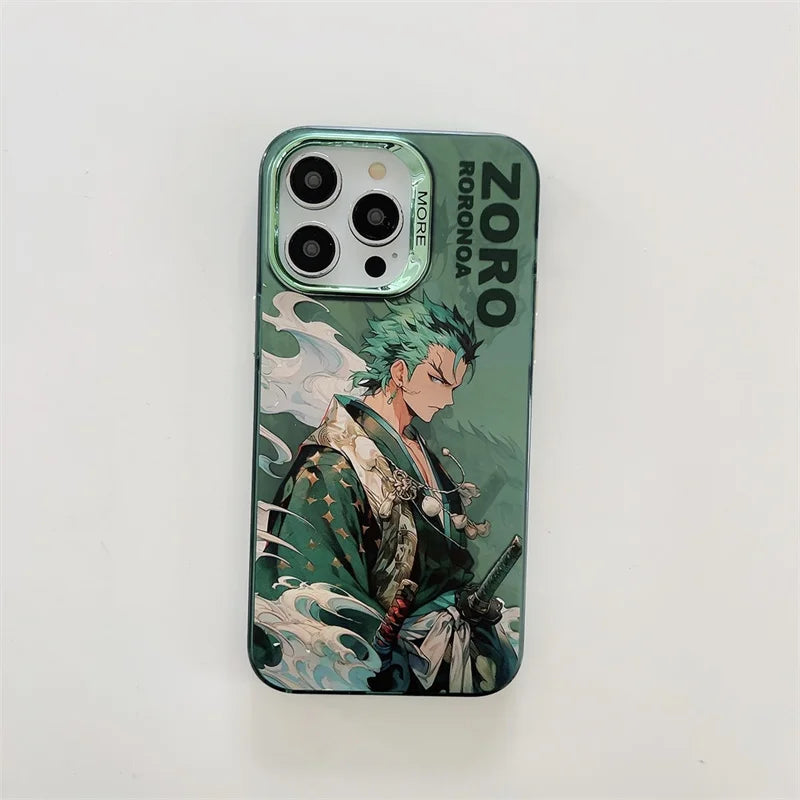 Coque iPhone One Piece – Luffy & Zoro | Edition Plating Premium