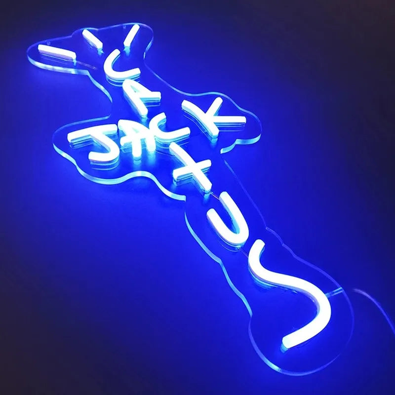 Enseigne Néon YourLab “Cactus Jack” LED USB – Décoration Murale Geek / Bar