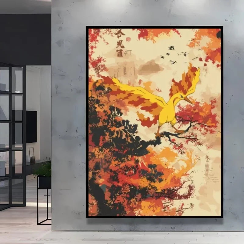 Pokemon  Anime Poster HD Canvas Print Home Decor Painting Kids Wall Decoration Living Room Poster Canvas Wall Art