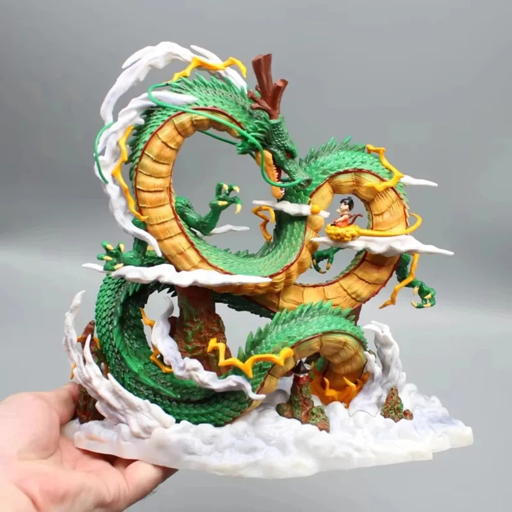 Figurine YourLab – Shenron & Goku (22 cm) – Dragon Ball Statue PVC