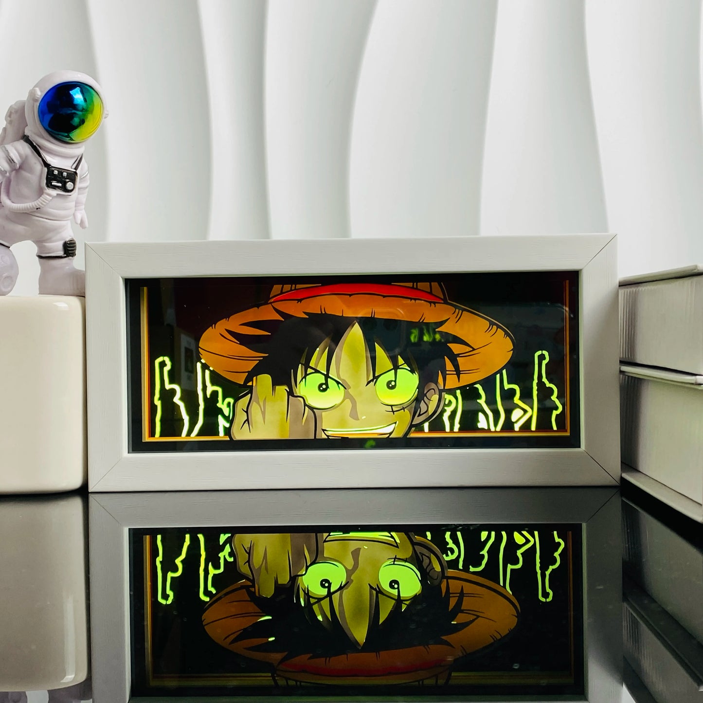 3D Anime Light Box Led Paper Carving  Bedroom Decor Night Lamp Cartoon Manga Shadow Glowing Lightbox Table Lamp for Friend Gifts