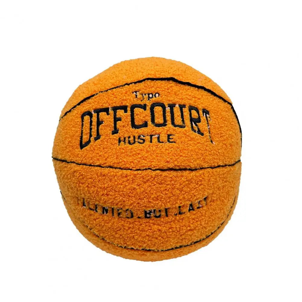 Coussin YourLab – Ballon de Basket Peluche 25 cm (Fluffy Edition)