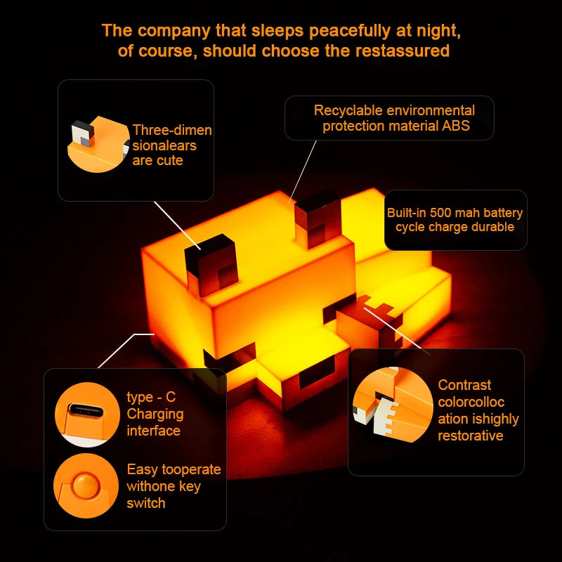 Lampe YourLab “Cute Fox” LED USB