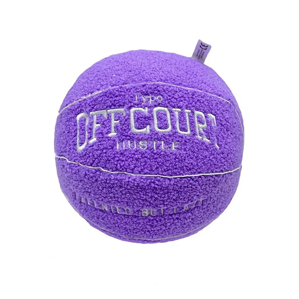 Coussin YourLab – Ballon de Basket Peluche 25 cm (Fluffy Edition)