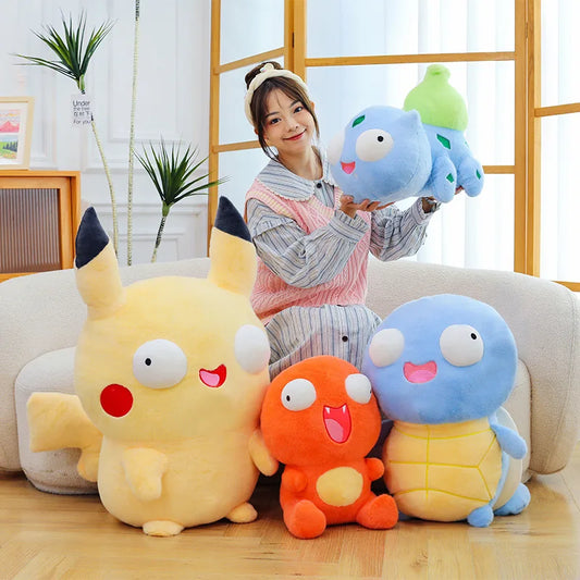 Peluche YourLab Pokémon – Série “Sleepy” 23/30/45 cm (Tortank, Petit Dragon Feu, Autres)