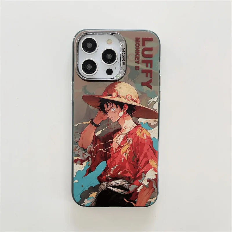 Coque iPhone One Piece – Luffy & Zoro | Edition Plating Premium