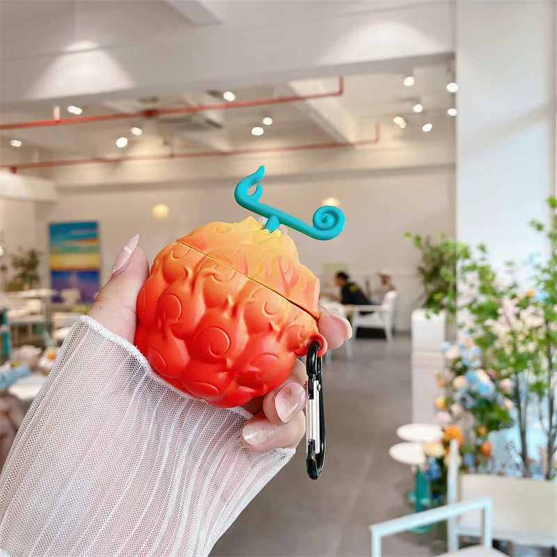 Coque AirPods “Pyro Fruit” – One Piece Edition