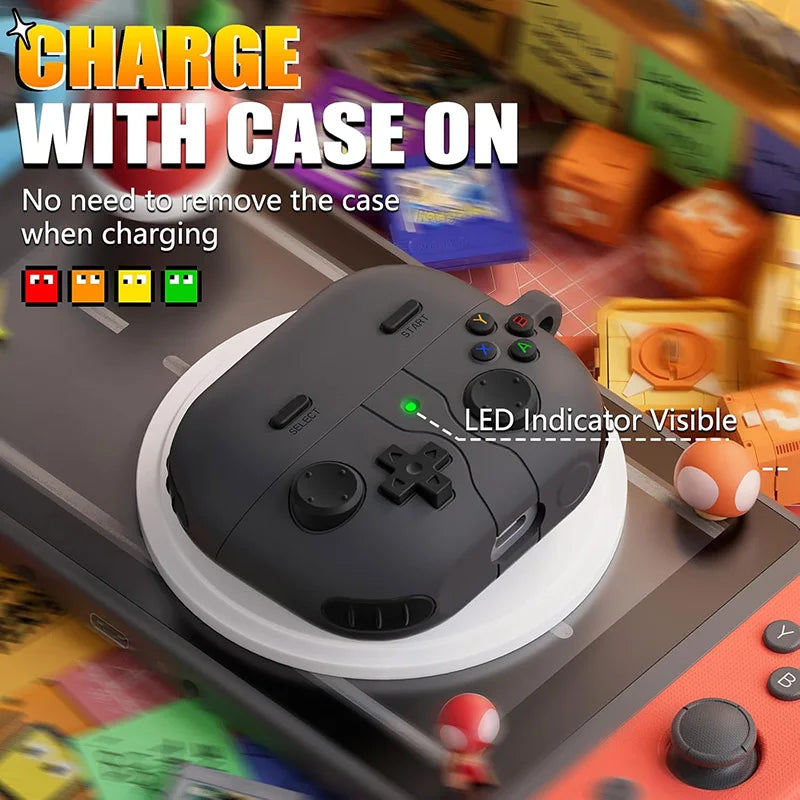 Coque YourLab + Kit Nettoyage – Samsung Galaxy Buds 3 / Buds 3 Pro (Design Cartoon Game)