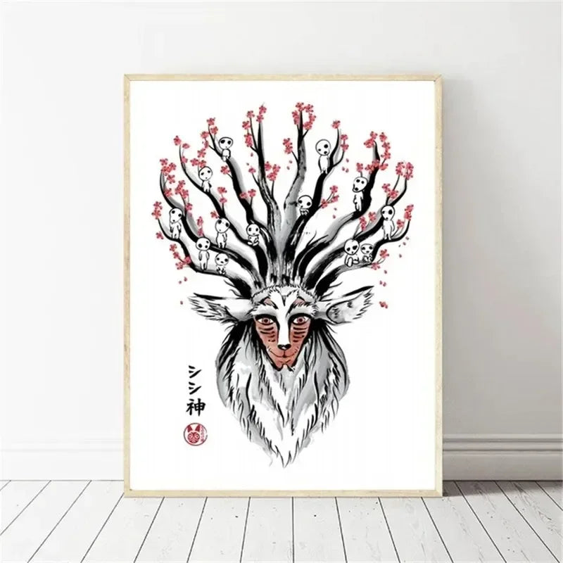 Affiche/Toile “Ghiblis” – My Neighbor Totoro and friend's