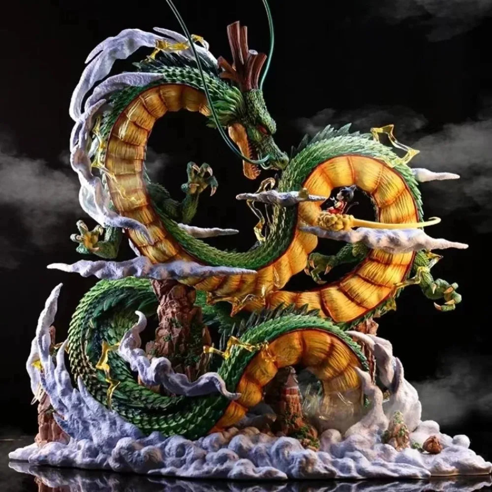 Figurine YourLab – Shenron & Goku (22 cm) – Dragon Ball Statue PVC