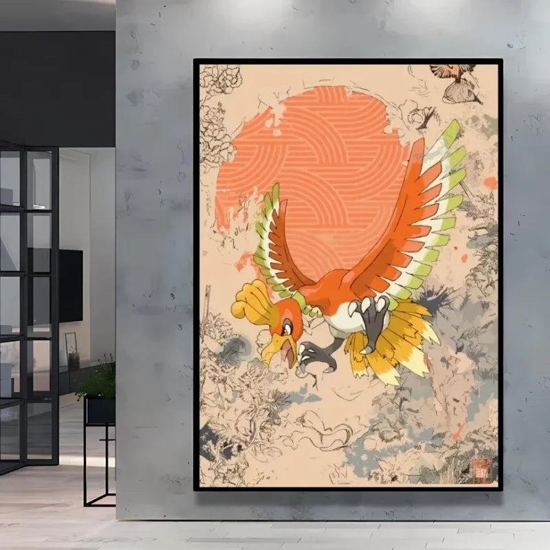 Pokemon  Anime Poster HD Canvas Print Home Decor Painting Kids Wall Decoration Living Room Poster Canvas Wall Art