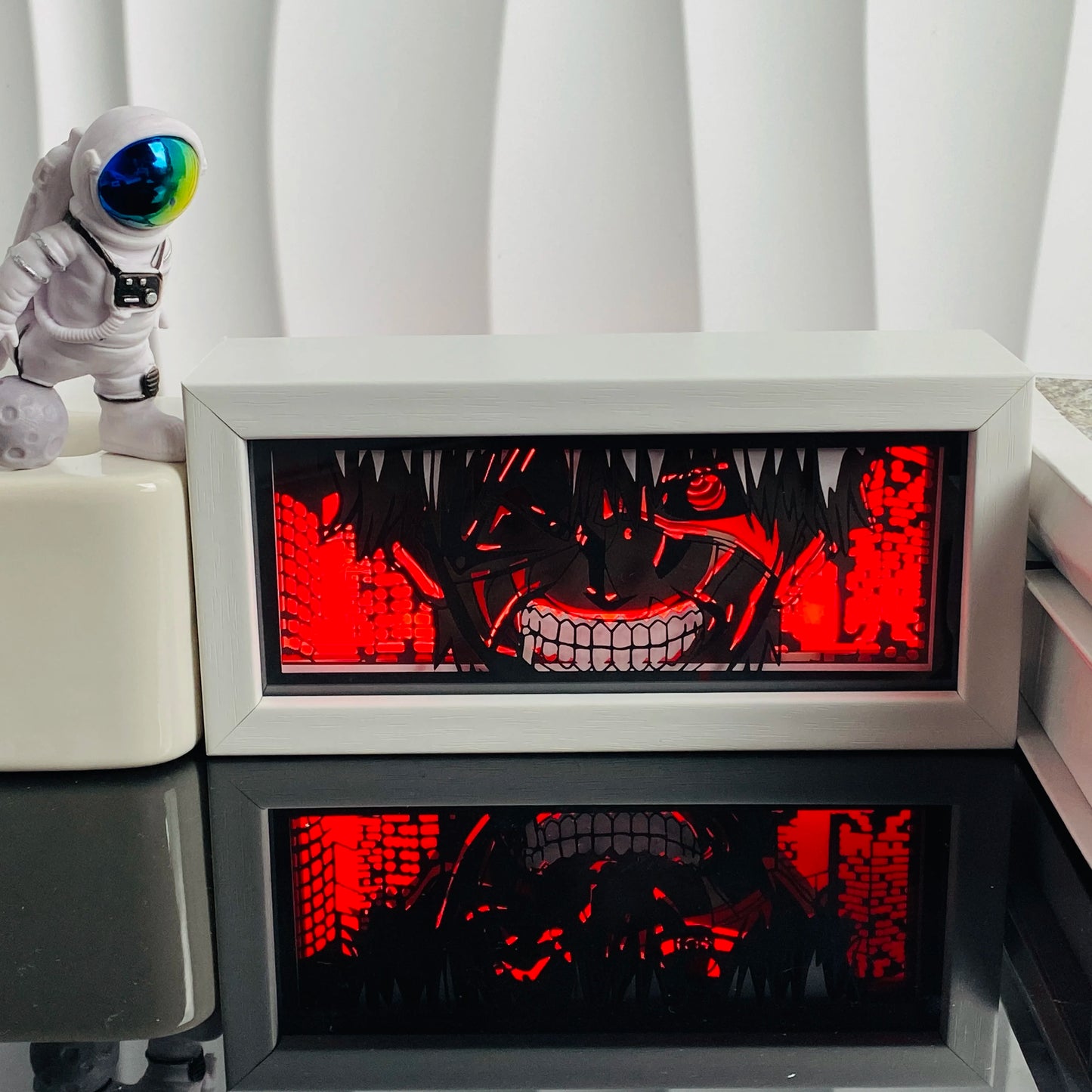 3D Anime Light Box Led Paper Carving  Bedroom Decor Night Lamp Cartoon Manga Shadow Glowing Lightbox Table Lamp for Friend Gifts