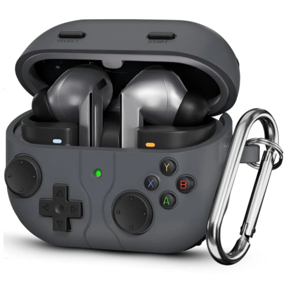 Coque YourLab + Kit Nettoyage – Samsung Galaxy Buds 3 / Buds 3 Pro (Design Cartoon Game)