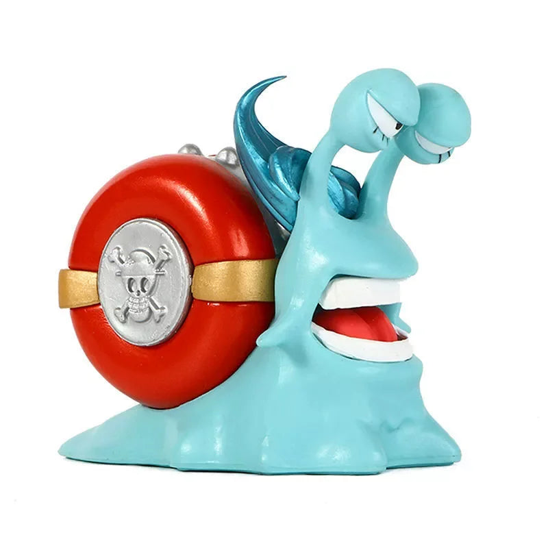 Figurine YourLab – “Den Den Mushi” Série Collector One Piece (Luffy / Ace / Zoro / Law / Buggy)