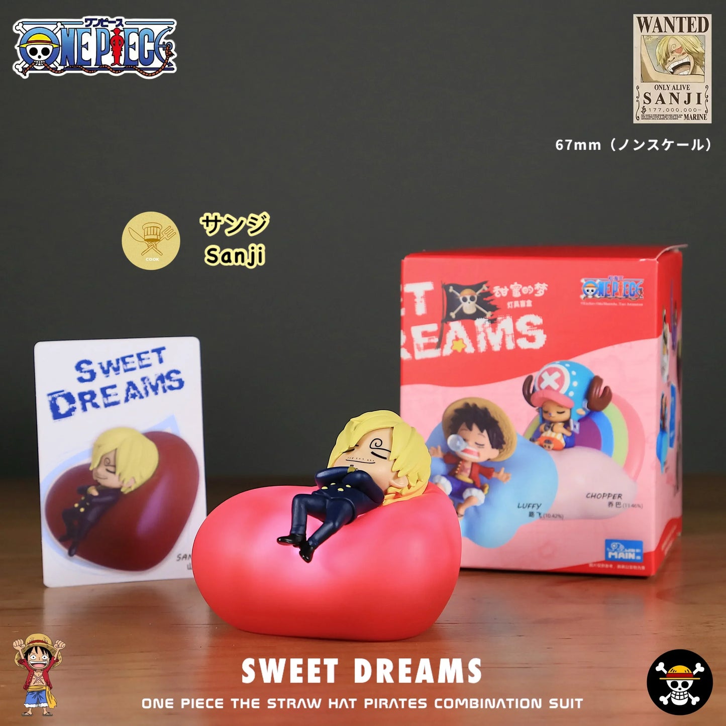 Lampe One Piece YourLab – Luffy “Sweet Dreams” Veilleuse Rechargeable