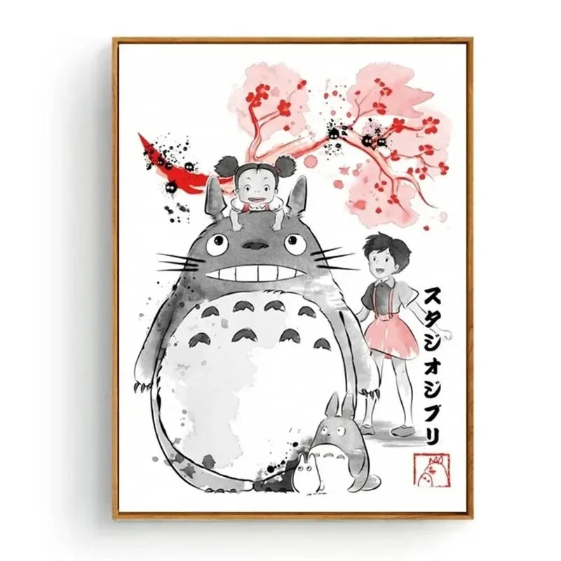 Affiche/Toile “Ghiblis” – My Neighbor Totoro and friend's