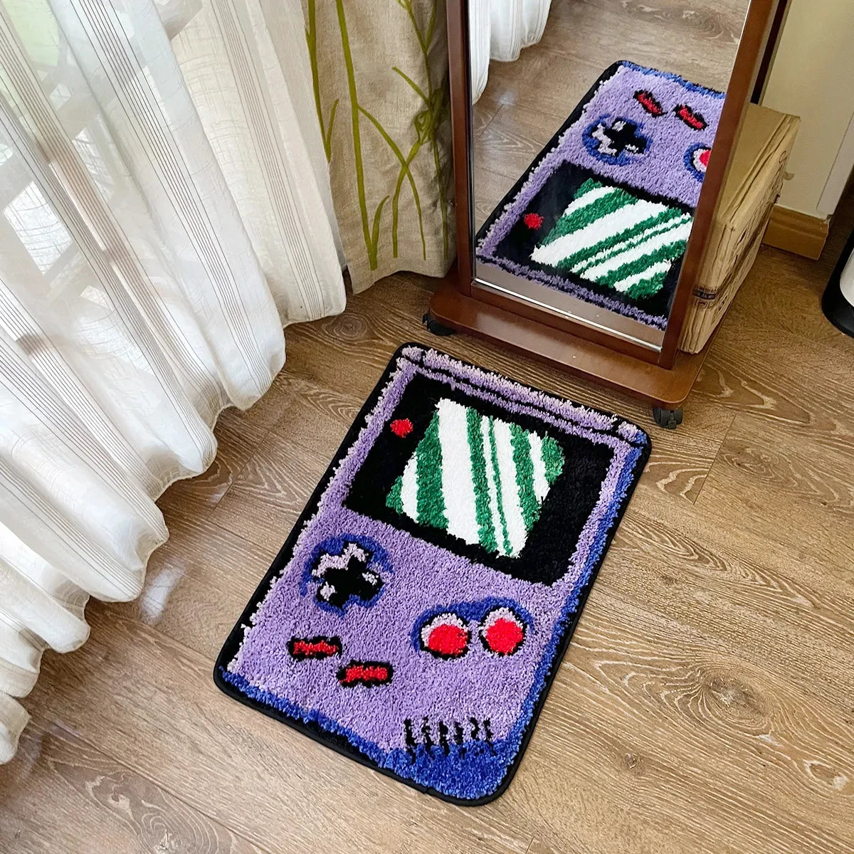 Tapis YourLab “Hand-Held Game Device” – Tufted Rug Nostalgie Gaming