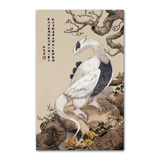 Pokemon Peripherals Posters Pikachu Rayquaza Gyarados Charizard Anime Action Figures Canvas Painting Wall Decoration Poster Toys