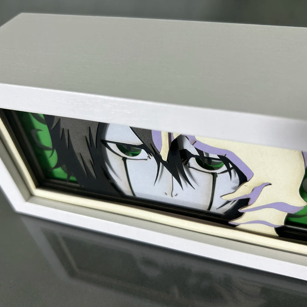 Paper Cut Anime Light Box Bleach Ulquiorra Cifer for Bedroom Decor Kids Birthday Gift Manga Table Lamps Ichigo Kurosaki Lightbox