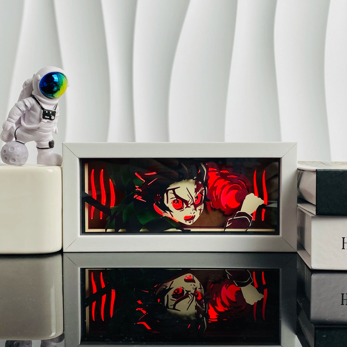 3D Anime Light Box Led Paper Carving  Bedroom Decor Night Lamp Cartoon Manga Shadow Glowing Lightbox Table Lamp for Friend Gifts