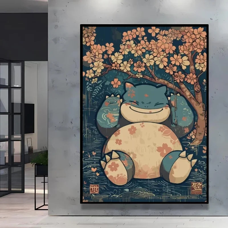 Pokemon  Anime Poster HD Canvas Print Home Decor Painting Kids Wall Decoration Living Room Poster Canvas Wall Art