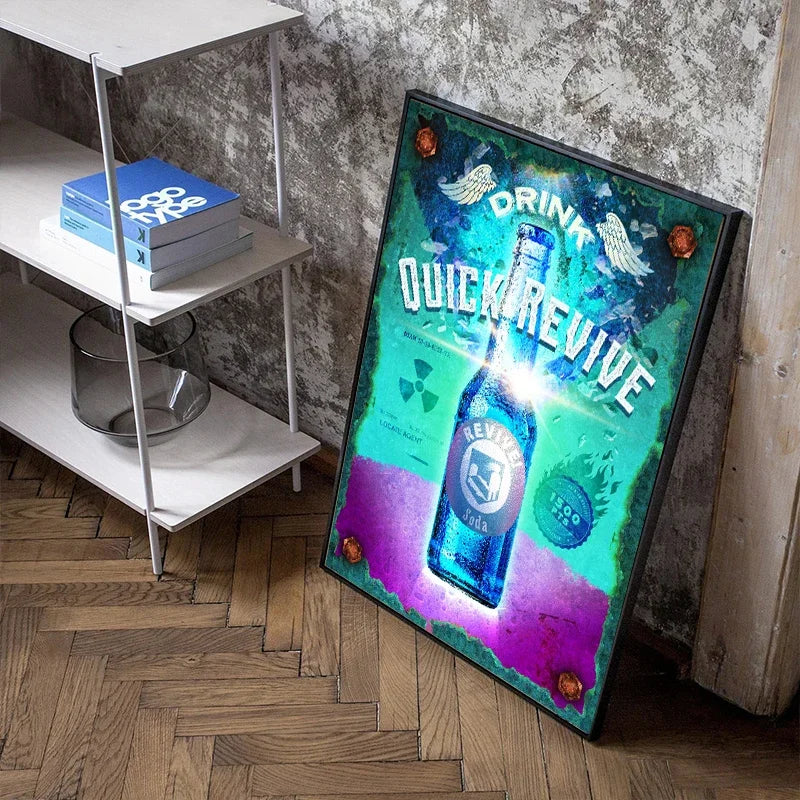 Affiche YourLab « Zombies Perks – Call of Duty Edition » – Décoration Murale Gamer