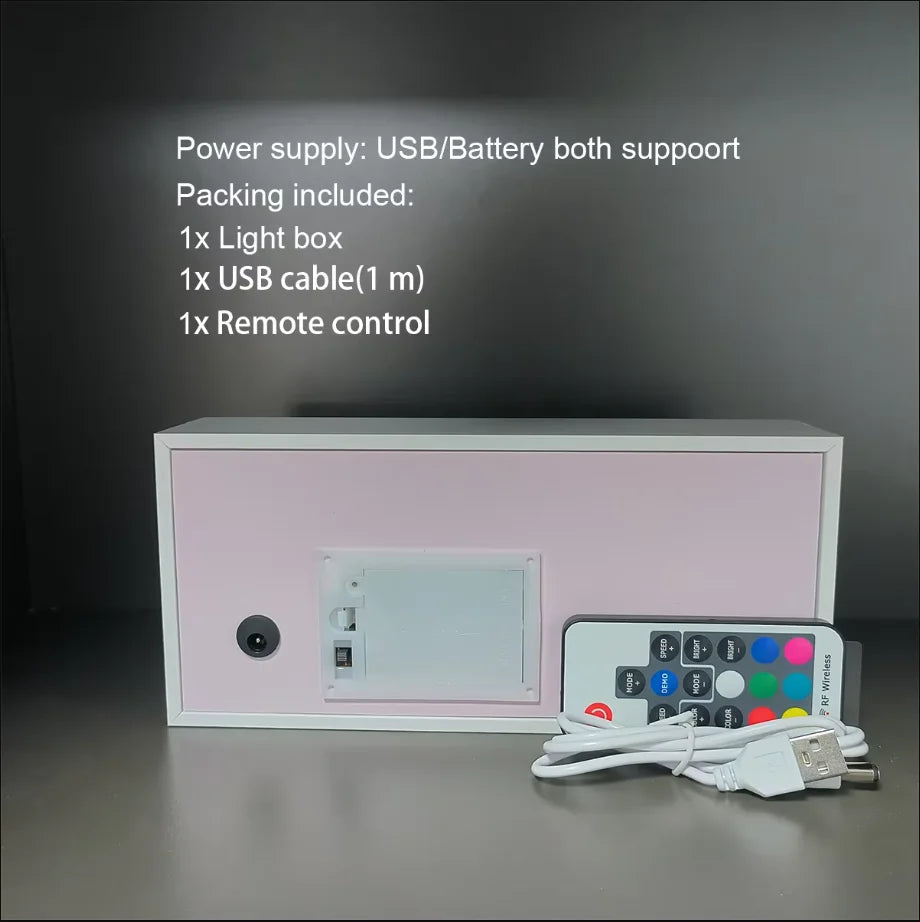 3D Anime Light Box Led Paper Carving  Bedroom Decor Night Lamp Cartoon Manga Shadow Glowing Lightbox Table Lamp for Friend Gifts