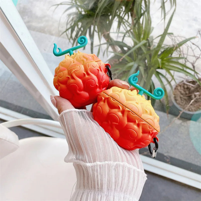 Coque AirPods “Pyro Fruit” – One Piece Edition