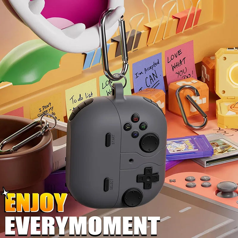 Coque YourLab + Kit Nettoyage – Samsung Galaxy Buds 3 / Buds 3 Pro (Design Cartoon Game)