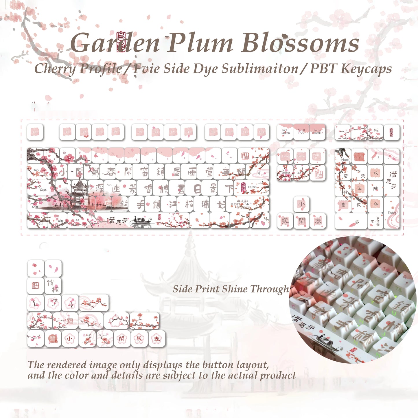 YourLab Premium Keyboards “Great Wave of Kanagawa” – 125 touches Dye-Sub