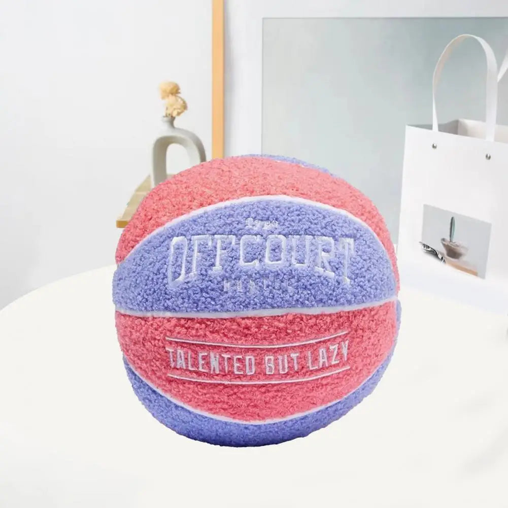 Coussin YourLab – Ballon de Basket Peluche 25 cm (Fluffy Edition)