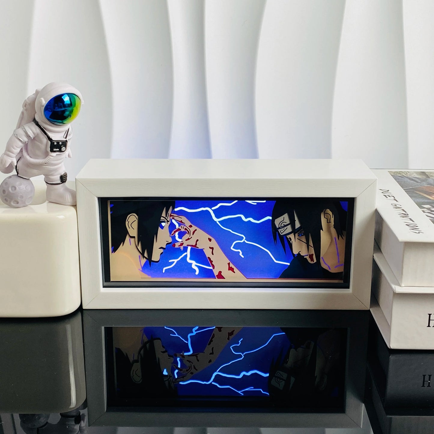 3D Anime Light Box Led Paper Carving  Bedroom Decor Night Lamp Cartoon Manga Shadow Glowing Lightbox Table Lamp for Friend Gifts