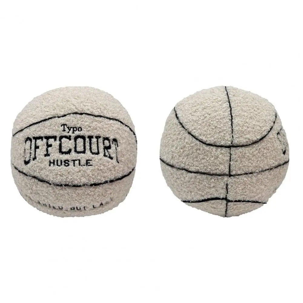 Coussin YourLab – Ballon de Basket Peluche 25 cm (Fluffy Edition)