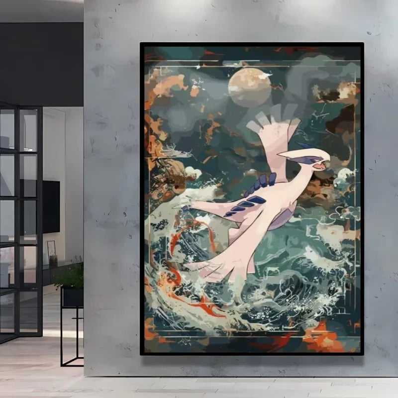 Pokemon  Anime Poster HD Canvas Print Home Decor Painting Kids Wall Decoration Living Room Poster Canvas Wall Art