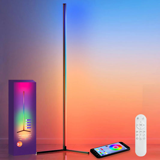 Lampadaire YourLab “Smart RGBIC Floor Lamp” – LED Connectée, 16 M Couleurs & Mode Music-Sync