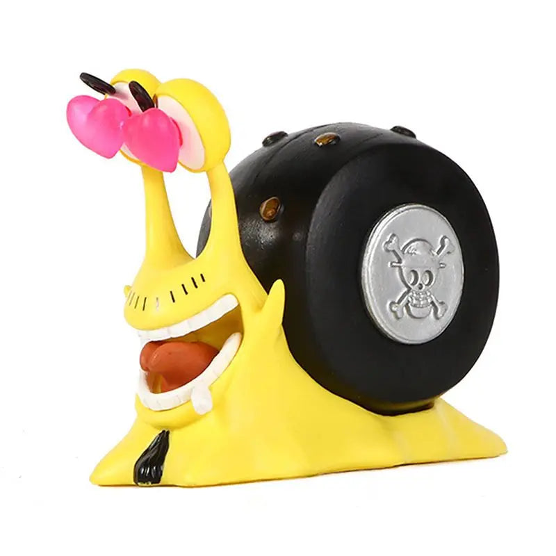 Figurine YourLab – “Den Den Mushi” Série Collector One Piece (Luffy / Ace / Zoro / Law / Buggy)