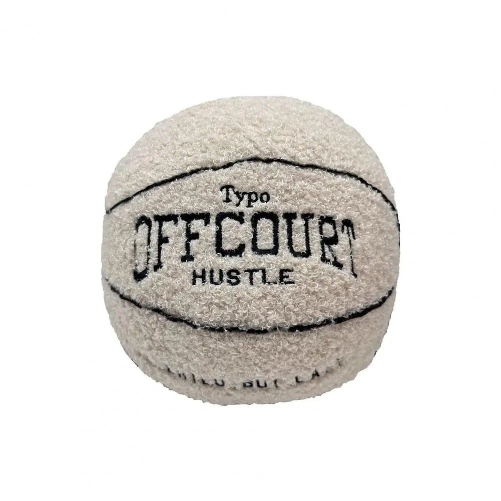 Coussin YourLab – Ballon de Basket Peluche 25 cm (Fluffy Edition)