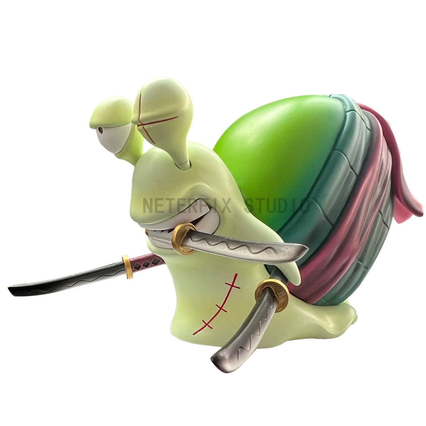 Figurine YourLab – “Den Den Mushi” Série Collector One Piece (Luffy / Ace / Zoro / Law / Buggy)