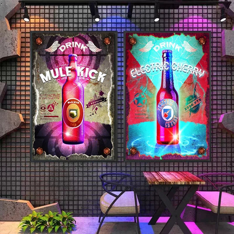 Affiche YourLab « Zombies Perks – Call of Duty Edition » – Décoration Murale Gamer