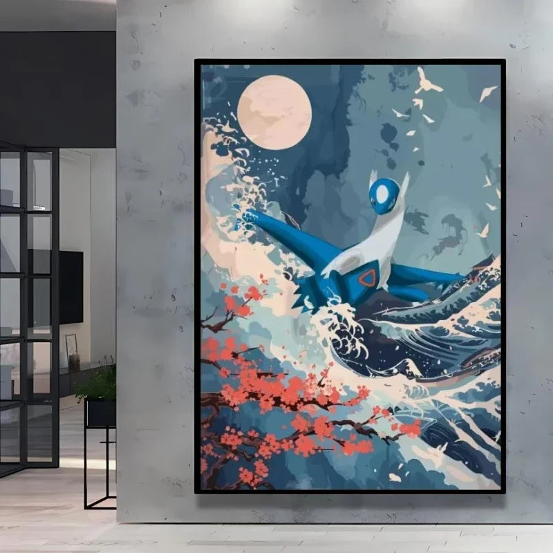 Pokemon  Anime Poster HD Canvas Print Home Decor Painting Kids Wall Decoration Living Room Poster Canvas Wall Art