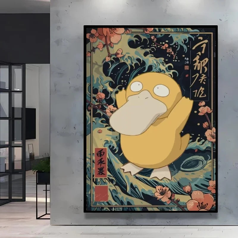 Pokemon  Anime Poster HD Canvas Print Home Decor Painting Kids Wall Decoration Living Room Poster Canvas Wall Art