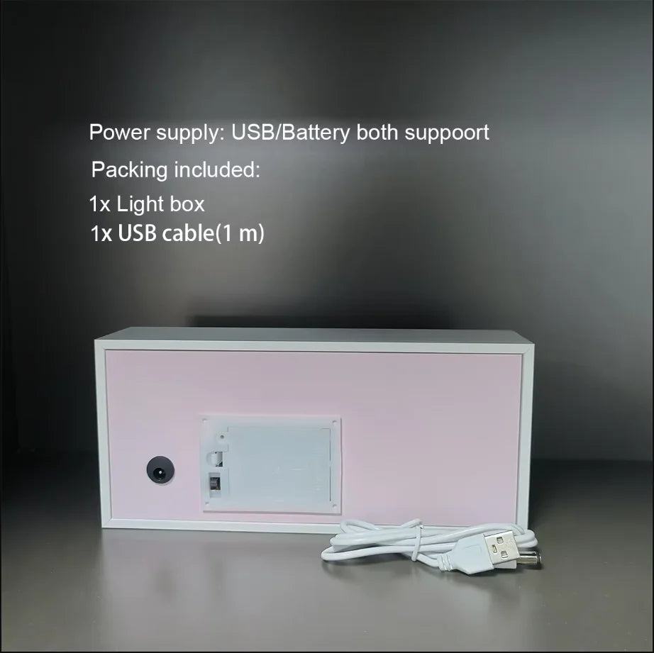 Anime Paper Cut Shadow Box LED Light for Bedroom Desk Decor Manga Birthday Gift Table Lamps Lightbox