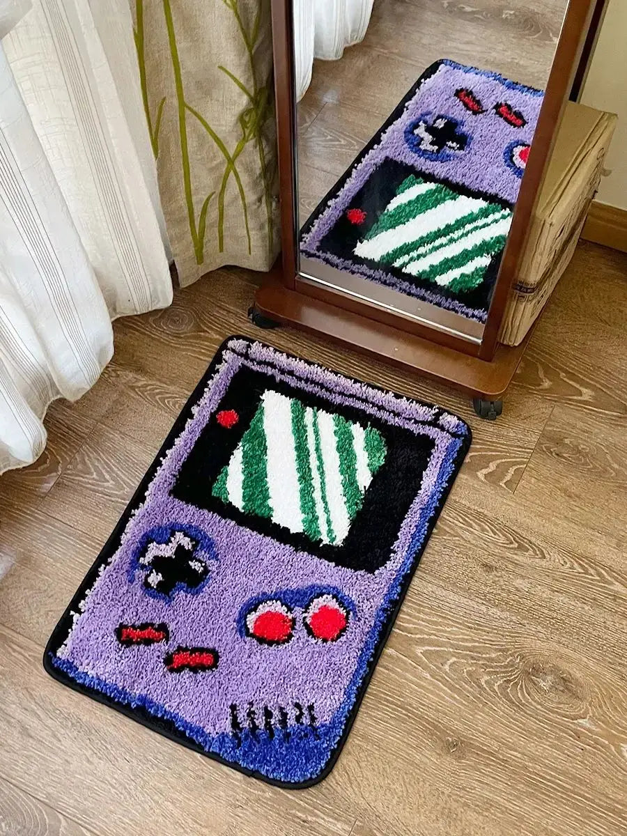Tapis YourLab “Hand-Held Game Device” – Tufted Rug Nostalgie Gaming