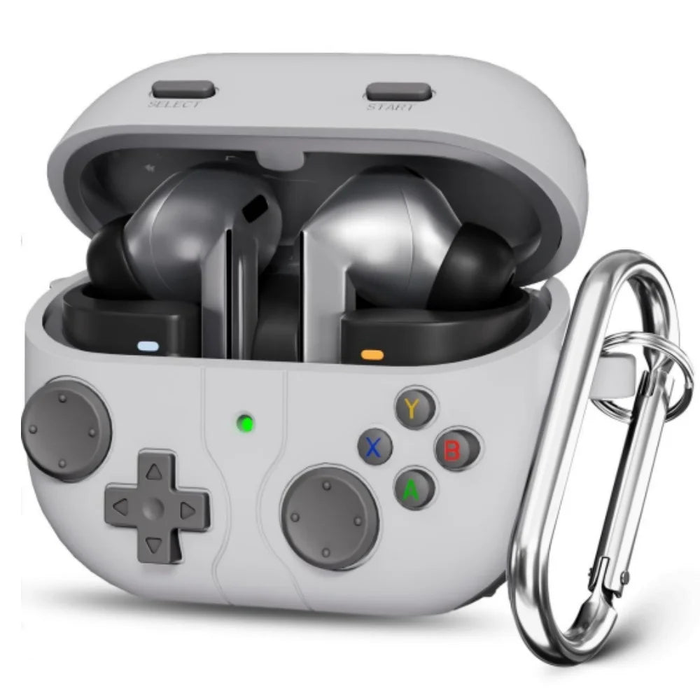 Coque YourLab + Kit Nettoyage – Samsung Galaxy Buds 3 / Buds 3 Pro (Design Cartoon Game)