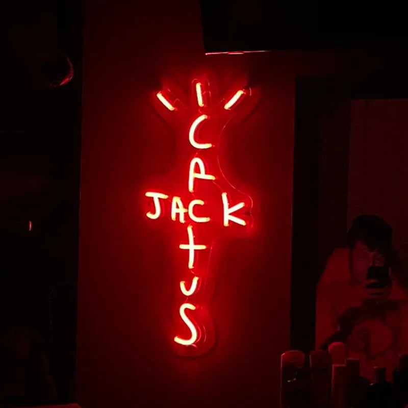 Enseigne Néon YourLab “Cactus Jack” LED USB – Décoration Murale Geek / Bar