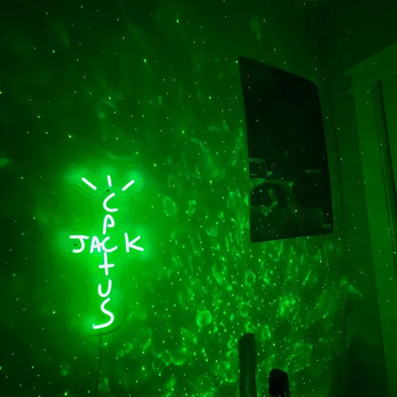 Enseigne Néon YourLab “Cactus Jack” LED USB – Décoration Murale Geek / Bar